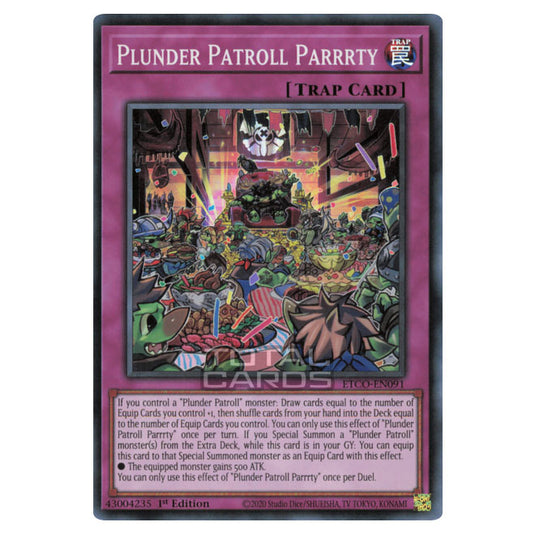 Yu-Gi-Oh! - Eternity Code - Plunder Patroll Parrrty (Super Rare) ETCO-EN091