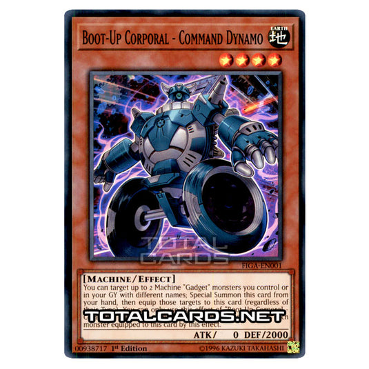 Yu-Gi-Oh! - Fists of the Gadgets - Boot-Up Corporal - Command Dynamo (Super Rare) FIGA-EN001