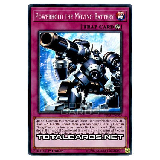 Yu-Gi-Oh! - Fists of the Gadgets - Powerhold the Moving Battery (Super Rare) FIGA-EN005