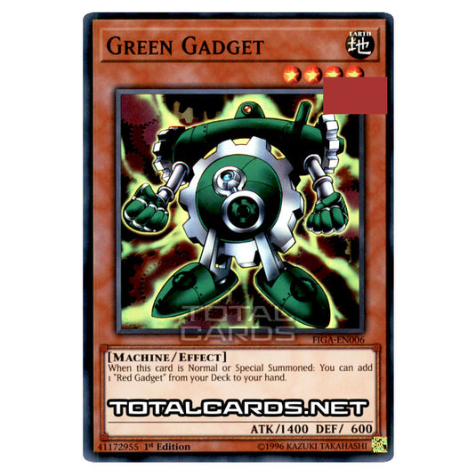 Yu-Gi-Oh! - Fists of the Gadgets - Green Gadget (Super Rare) FIGA-EN00 Yu-Gi-Oh! - Fists of the Gadgets - Green Gadget (Super Rare) FIGA-EN00