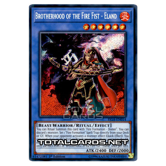 Yu-Gi-Oh! - Fists of the Gadgets - Brotherhood of the Fire Fist - Eland (Secret Rare) FIGA-EN014