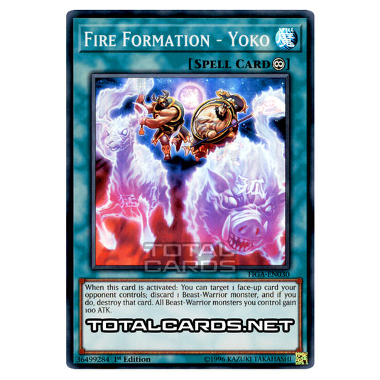 Yu-Gi-Oh! - Fists of the Gadgets - Fire Formation - Yoko (Super Rare) FIGA-EN030