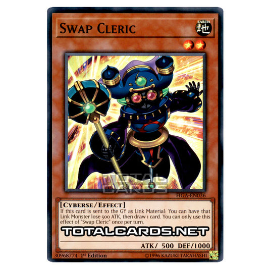 Yu-Gi-Oh! - Fists of the Gadgets - Swap Cleric (Super Rare) FIGA-EN036