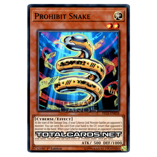 Yu-Gi-Oh! - Fists of the Gadgets - Prohibit Snake (Super Rare) FIGA-EN038