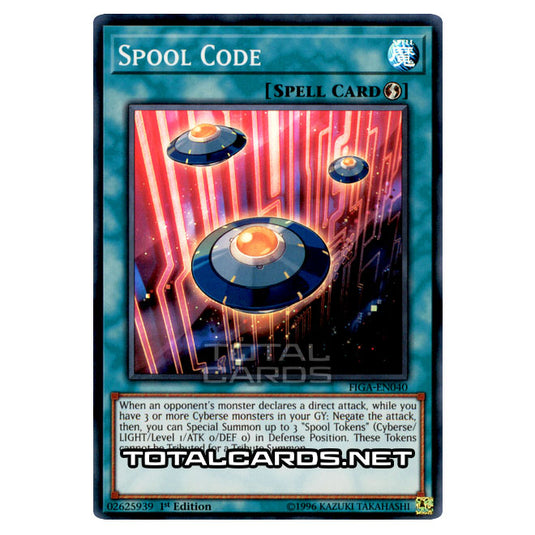 Yu-Gi-Oh! - Fists of the Gadgets - Spool Code (Super Rare) FIGA-EN040 Yu-Gi-Oh! - Fists of the Gadgets - Spool Code (Super Rare) FIGA-EN040