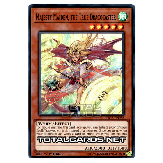 Yu-Gi-Oh! - Fists of the Gadgets - Majesty Maiden, the True Dracocaster (Super Rare) FIGA-EN052
