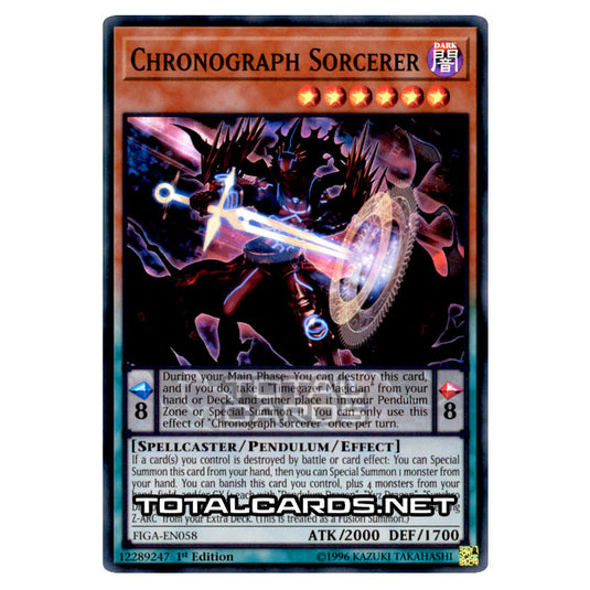 Yu-Gi-Oh! - Fists of the Gadgets - Chronograph Sorcerer (Super Rare) FIGA-EN058