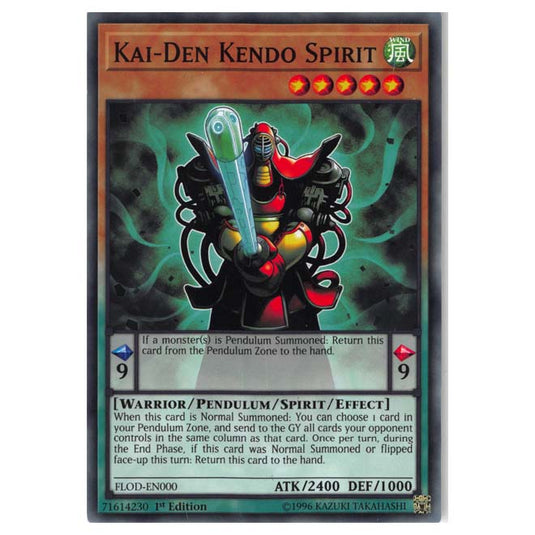 Yu-Gi-Oh! - Flames of Destruction - Kai-Den Kendo Spirit (Common) FLOD-EN000