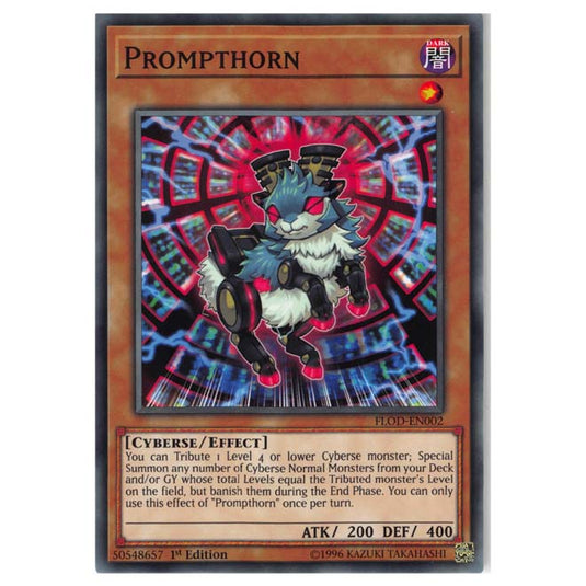 Yu-Gi-Oh! - Flames of Destruction - Prompthorn (Common) FLOD-EN002