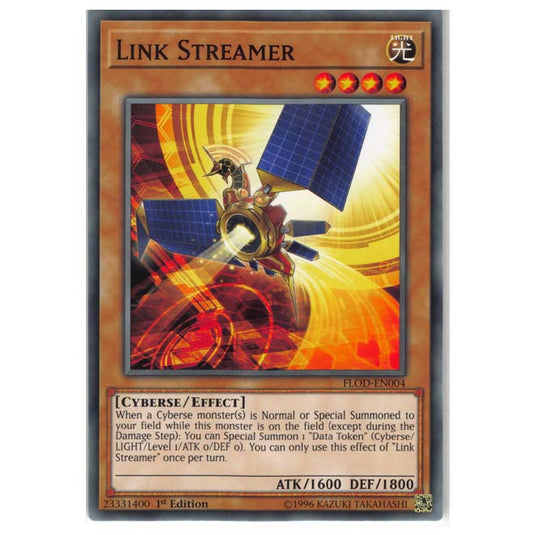 Yu-Gi-Oh! - Flames of Destruction - Link Streamer (Common) FLOD-EN004