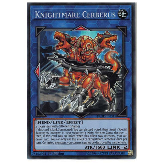 Yu-Gi-Oh! - Flames of Destruction - Knightmare Cerberus (Super Rare) FLOD-EN045