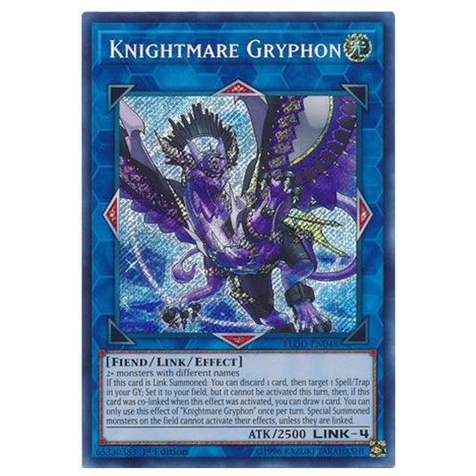 Yu-Gi-Oh! - Flames of Destruction - Knightmare Gryphon (Secret Rare) FLOD-EN048
