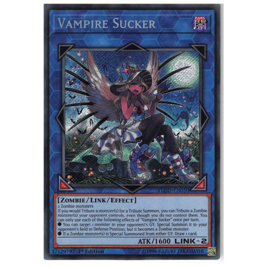 Yu-Gi-Oh! - Flames of Destruction - Vampire Sucker (Secret Rare) FLOD-EN050