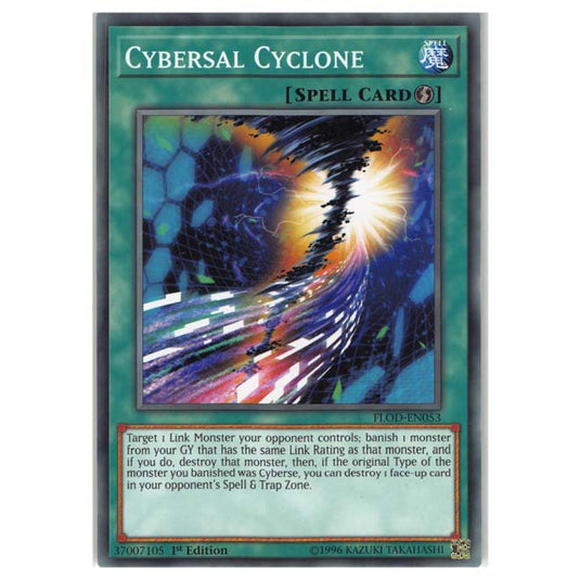 Yu-Gi-Oh! - Flames of Destruction - Cybersal Cyclone (Common) FLOD-EN053