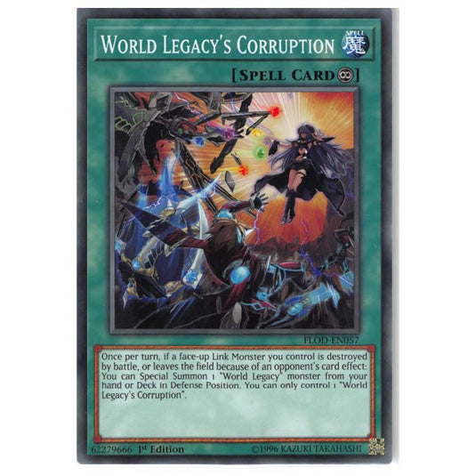 Yu-Gi-Oh! - Flames of Destruction - World Legacy&#039;s Corruption (Common) FLOD-EN057