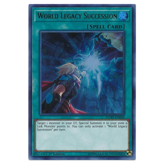 Yu-Gi-Oh! - Flames of Destruction - World Legacy Succession (Ultra Rare) FLOD-EN058