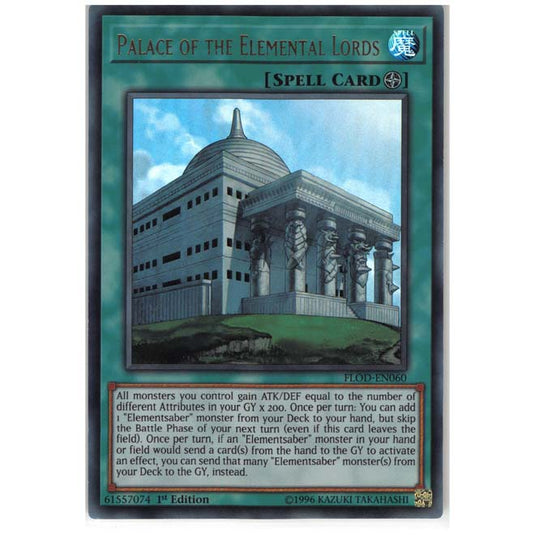 Yu-Gi-Oh! - Flames of Destruction - Palace of the Elemental Lords (Ultra Rare) FLOD-EN060