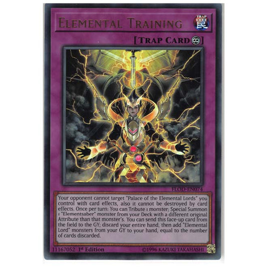 Yu-Gi-Oh! - Flames of Destruction - Elemental Training (Ultra Rare) FLOD-EN074