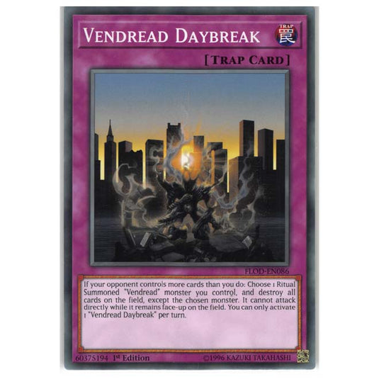 Yu-Gi-Oh! - Flames of Destruction - Vendread Daybreak (Common) FLOD-EN086