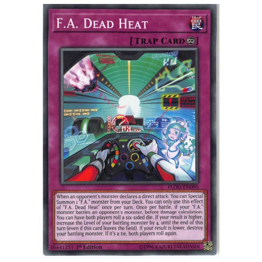 Yu-Gi-Oh! - Flames of Destruction - F.A. Dead Heat (Common) FLOD-EN090