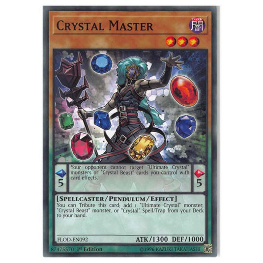 Yu-Gi-Oh! - Flames of Destruction - Crystal Master (Common) FLOD-EN092