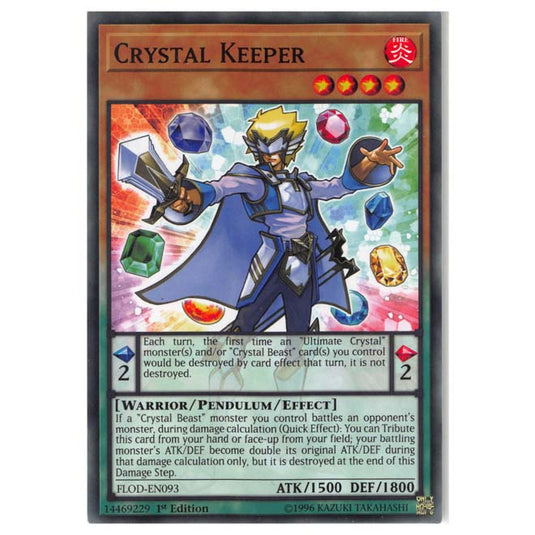 Yu-Gi-Oh! - Flames of Destruction - Crystal Keeper (Common) FLOD-EN093