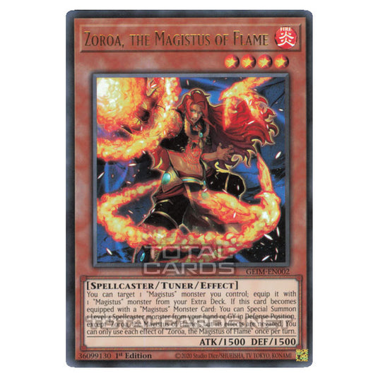 Yu-Gi-Oh! - Genesis Impact - Zoroa, the Magistus of Flame (Ultra Rare) GEIM-EN002