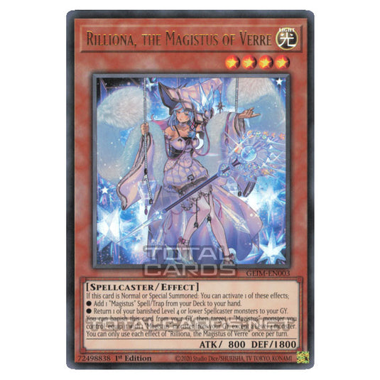 Yu-Gi-Oh! - Genesis Impact - Rilliona, the Magistus of Verre (Ultra Rare) GEIM-EN003