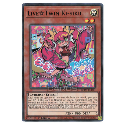 Yu-Gi-Oh! - Genesis Impact - LiveTwin Ki-sikil (Super Rare) GEIM-EN01 Yu-Gi-Oh! - Genesis Impact - LiveTwin Ki-sikil (Super Rare) GEIM-EN01