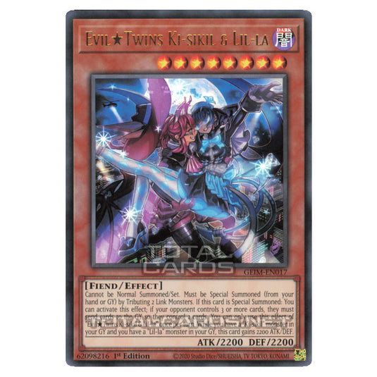 Yu-Gi-Oh! - Genesis Impact - EvilTwins Ki-sikil & Lil-la (Collectors Rare) GEIM-EN017C Yu-Gi-Oh! - Genesis Impact - EvilTwins Ki-sikil & Lil-la (Collectors Rare) GEIM-EN017C