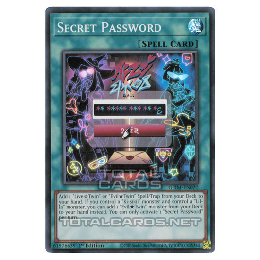 Yu-Gi-Oh! - Genesis Impact - Secret Password (Super Rare) GEIM-EN020