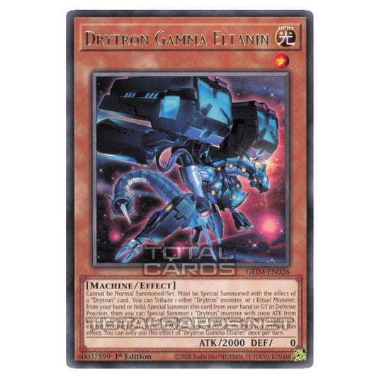 Yu-Gi-Oh! - Genesis Impact - Drytron Gamma Eltanin (Rare) GEIM-EN026