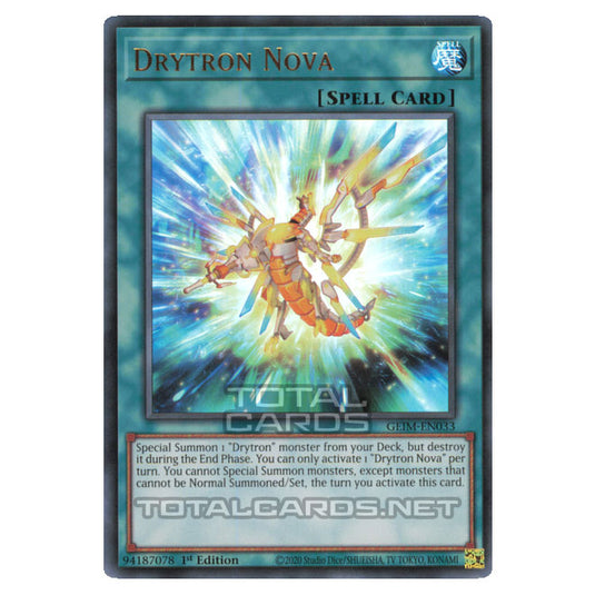 Yu-Gi-Oh! - Genesis Impact - Drytron Nova (Ultra Rare) GEIM-EN033 Yu-Gi-Oh! - Genesis Impact - Drytron Nova (Ultra Rare) GEIM-EN033
