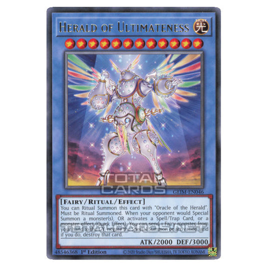 Yu-Gi-Oh! - Genesis Impact - Herald of Ultimateness (Rare) GEIM-EN046 Yu-Gi-Oh! - Genesis Impact - Herald of Ultimateness (Rare) GEIM-EN046
