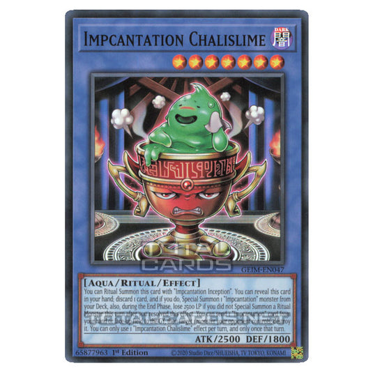 Yu-Gi-Oh! - Genesis Impact - Impcantation Chalislime (Super Rare) GEIM-EN047