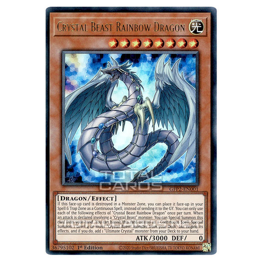 Yu-Gi-Oh! - Ghosts From The Past - The 2nd Haunting - Crystal Beast Rainbow Dragon (Ultra Rare) GFP2-EN001