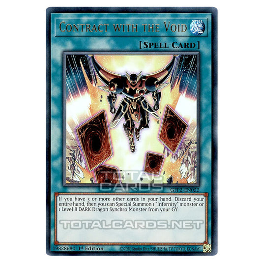 Yu-Gi-Oh! - Ghosts From The Past - The 2nd Haunting - Contract with the Void (Ultra Rare) GFP2-EN022