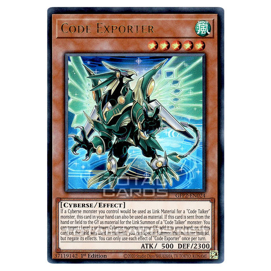 Yu-Gi-Oh! - Ghosts From The Past - The 2nd Haunting - Code Exporter (Ultra Rare) GFP2-EN024