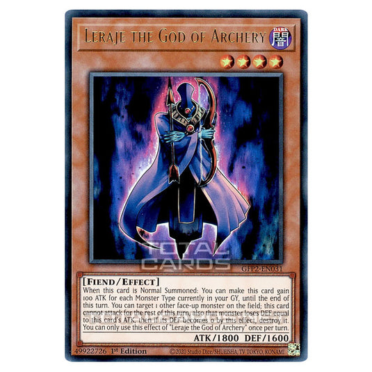 Yu-Gi-Oh! - Ghosts From The Past - The 2nd Haunting - Leraje the God of Archery (Ultra Rare) GFP2-EN031