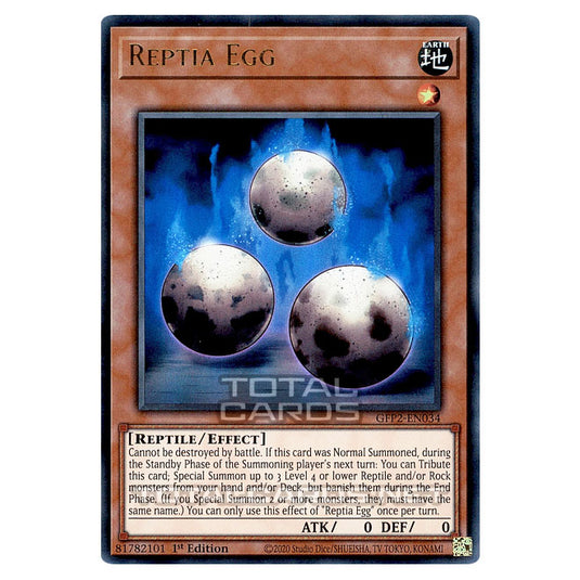 Yu-Gi-Oh! - Ghosts From The Past - The 2nd Haunting - Reptia Egg (Ultra Rare) GFP2-EN034