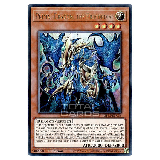 Yu-Gi-Oh! - Ghosts From The Past - The 2nd Haunting - Primal Dragon, the Primordial (Ultra Rare) GFP2-EN036