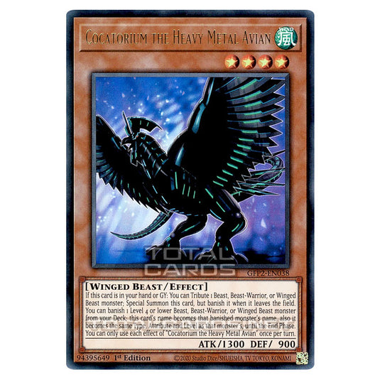 Yu-Gi-Oh! - Ghosts From The Past - The 2nd Haunting - Cocatorium the Heavy Metal Avian (Ultra Rare) GFP2-EN038