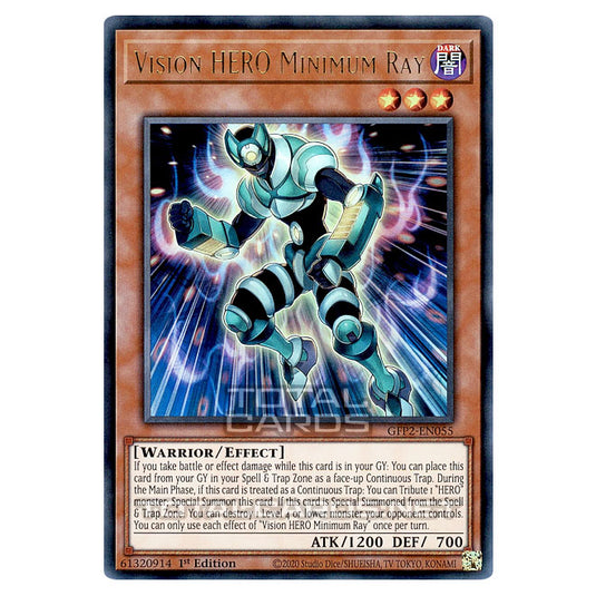 Yu-Gi-Oh! - Ghosts From The Past - The 2nd Haunting - Vision HERO Minimum Ray (Ultra Rare) GFP2-EN055