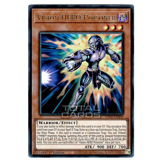 Yu-Gi-Oh! - Ghosts From The Past - The 2nd Haunting - Vision HERO Poisoner (Ultra Rare) GFP2-EN058