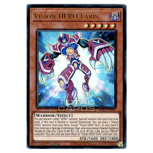 Yu-Gi-Oh! - Ghosts From The Past - The 2nd Haunting - Vision HERO Faris (Ultra Rare) GFP2-EN059