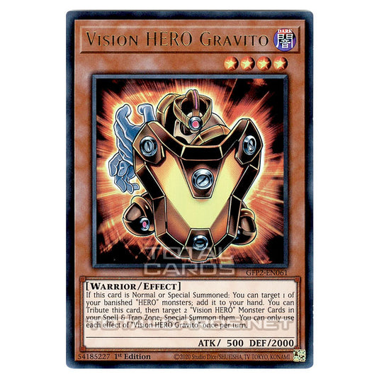 Yu-Gi-Oh! - Ghosts From The Past - The 2nd Haunting - Vision HERO Gravito (Ultra Rare) GFP2-EN061