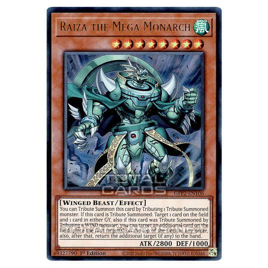 Yu-Gi-Oh! - Ghosts From The Past - The 2nd Haunting - Raiza the Mega Monarch (Ultra Rare) GFP2-EN106