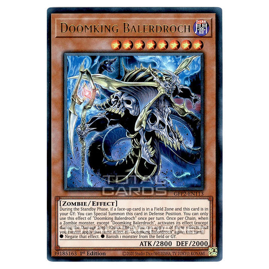 Yu-Gi-Oh! - Ghosts From The Past - The 2nd Haunting - Doomking Balerdroch (Ultra Rare) GFP2-EN113