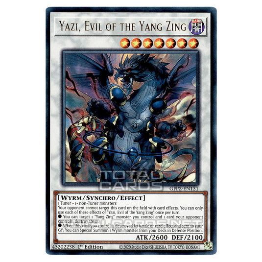 Yu-Gi-Oh! - Ghosts From The Past - The 2nd Haunting - Yazi, Evil of the Yang Zing (Ultra Rare) GFP2-EN131