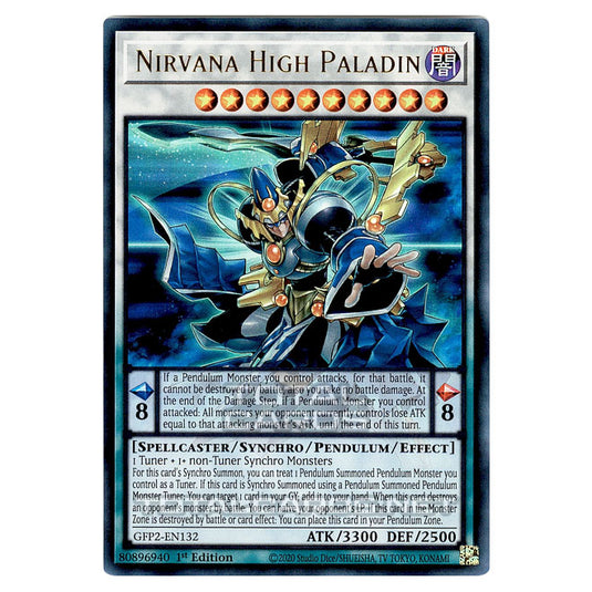 Yu-Gi-Oh! - Ghosts From The Past - The 2nd Haunting - Nirvana High Paladin (Ultra Rare) GFP2-EN132